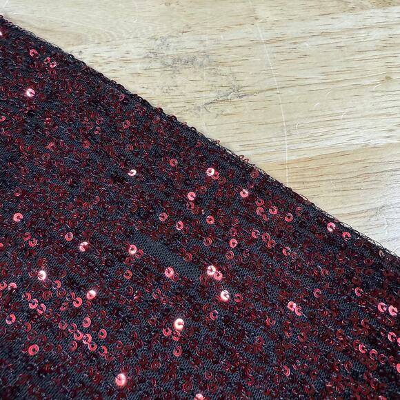 City Chic Plus Size Razzle Ruby Sequined Wrap Party Dress Size 12 Thread Pulls - Picture 16 of 16